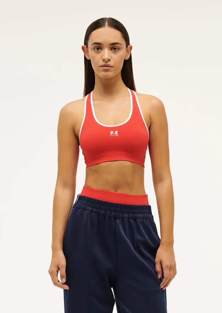 Restore seamless sports bra in red