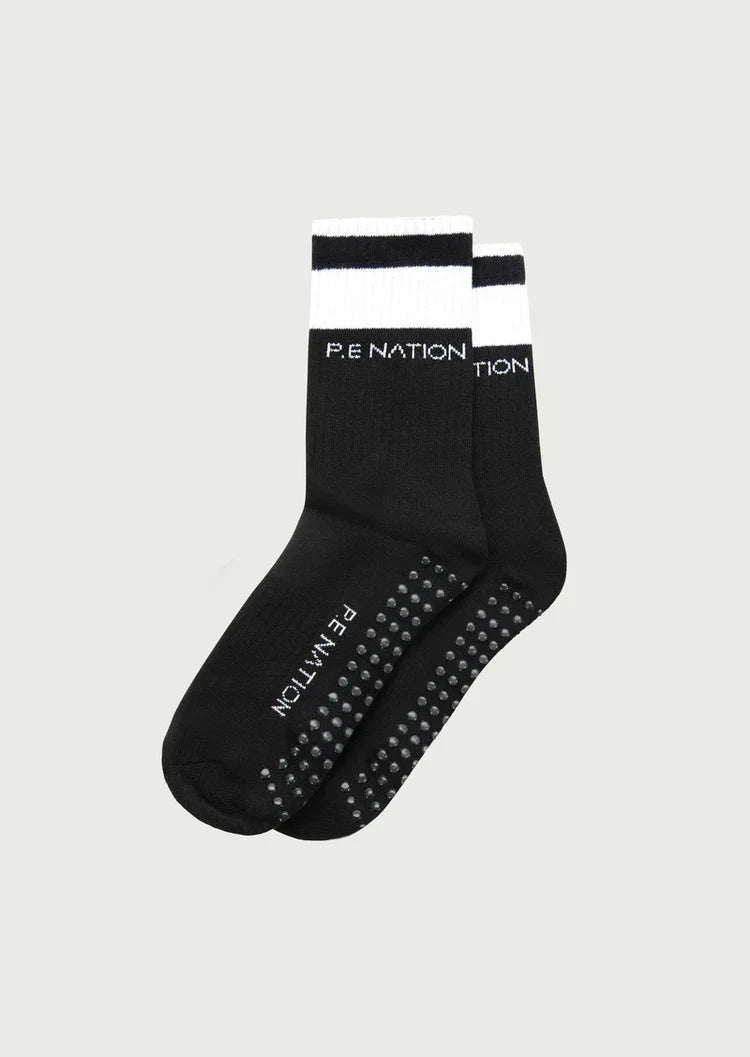 Homage grip sock in black